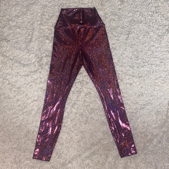 American Apparel Pants - American Apparel Holographic Leggings